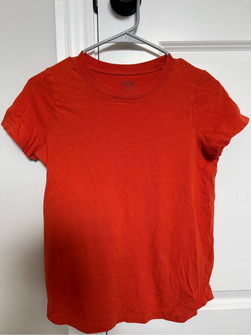 Madewell Short Sleeve Crew Tee in Orange